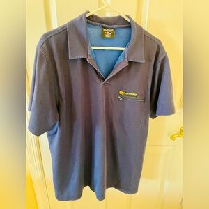 Polo Ralph Lauren navy short sleeve shirt, men size L
